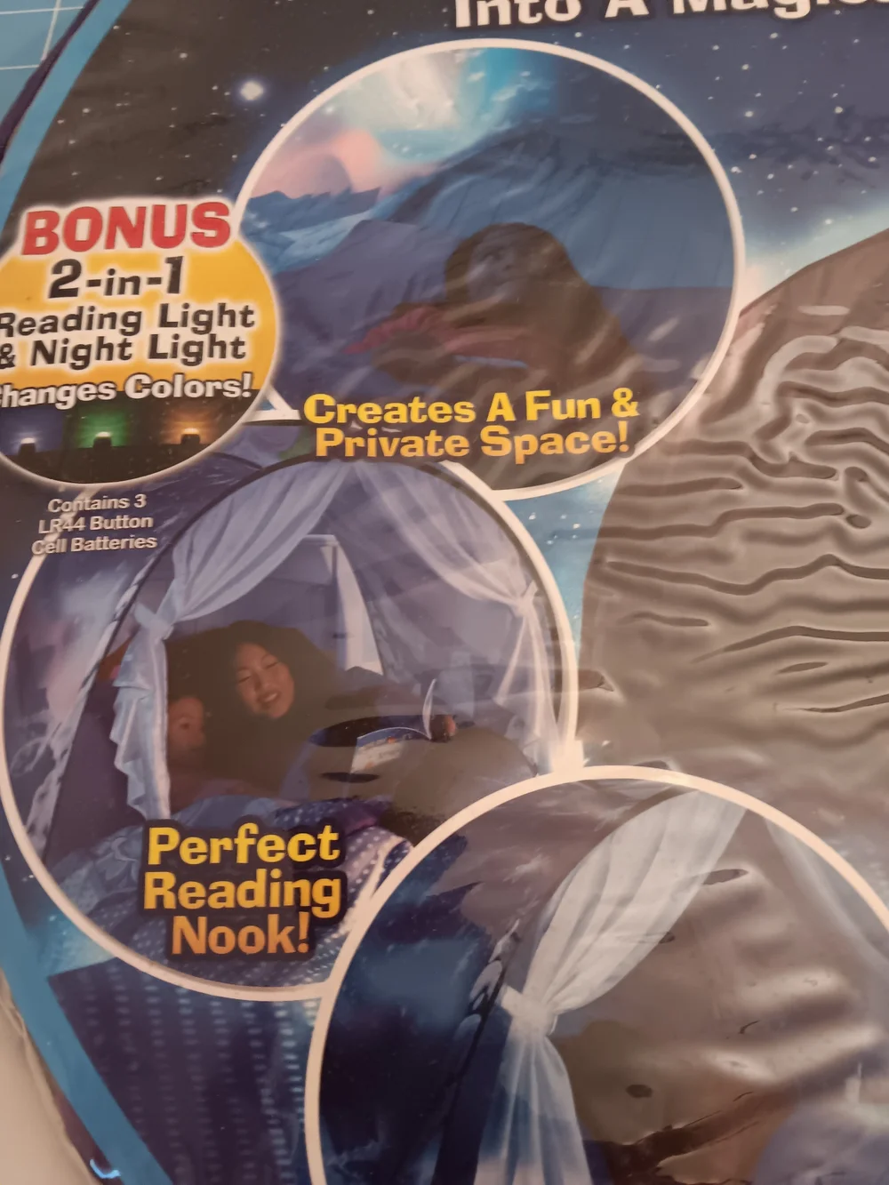 Winter Wonderland Bed Tent - Purple